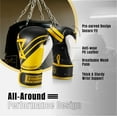 thumbnail image 6 of 10 oz Boxing Gloves for Men, Youth, and Women, Yellow Boxing Gloves Punching Bag Gloves 10oz Ounce for KickBoxing, MMA, Muay Thai, Training, Sparing, Bagwork with Wrist Wrap, 6 of 7