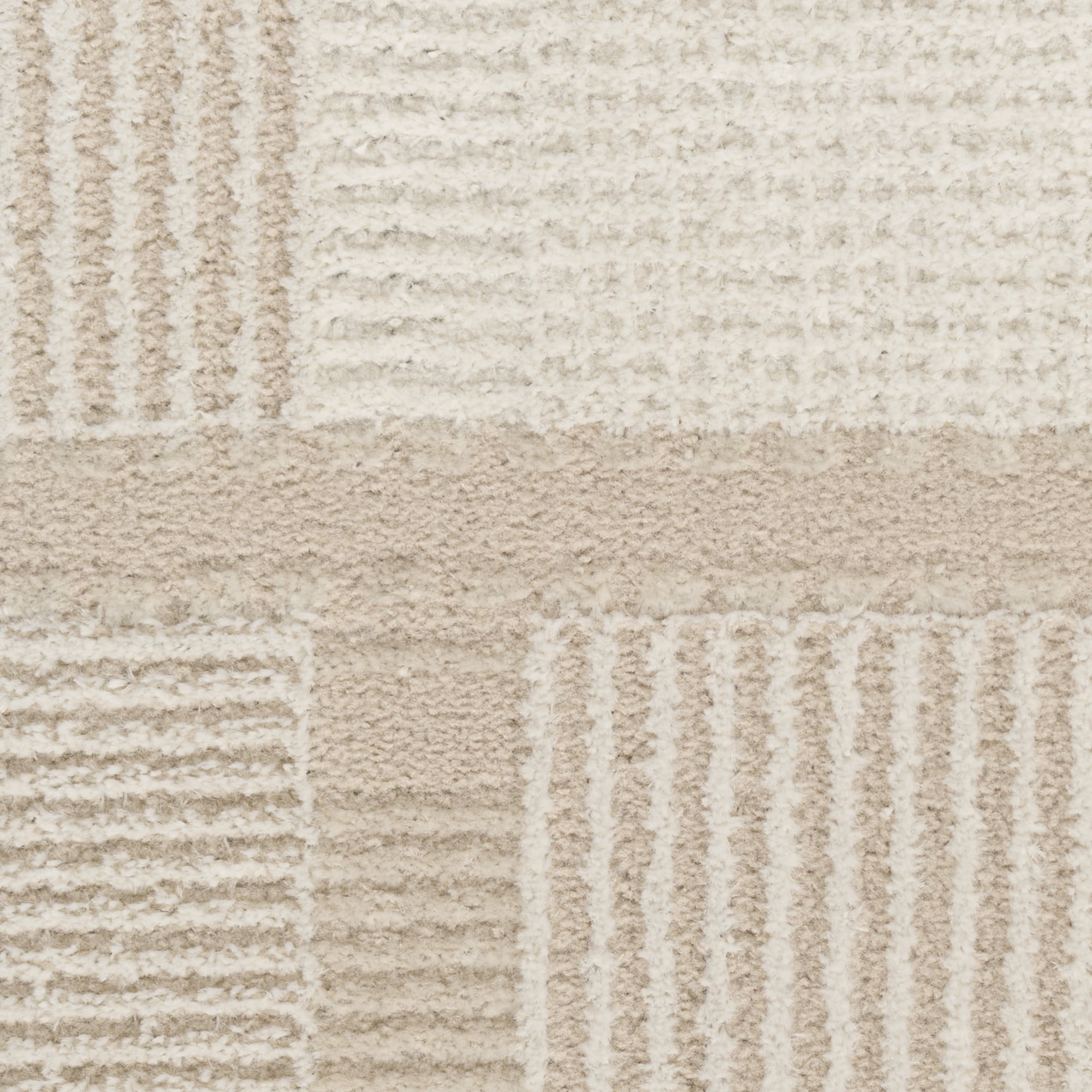 Nourison Nordic 8' x 10' Ivory Taupe Modern Indoor Rug
