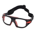 thumbnail image 4 of Hot Sales Sports Practical Basketball Glasses Explosion-Proof Football Goggles Protective Frame With Interchangeable Mirror Legs Black+Red, 4 of 5