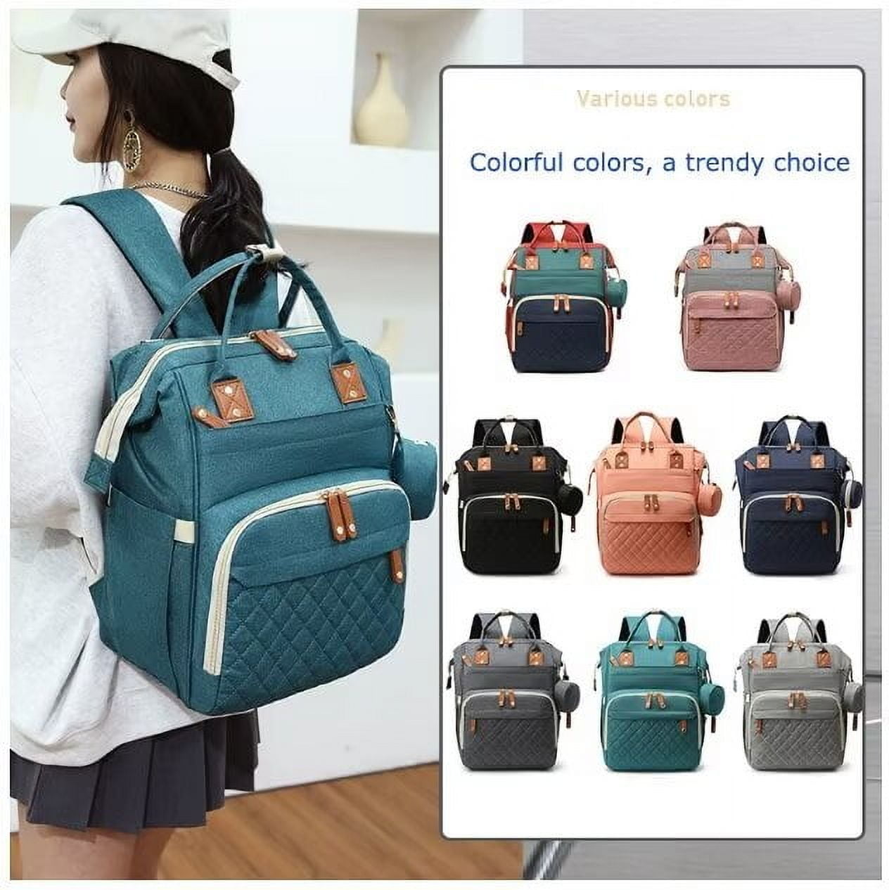 Laptop Backpack for Women, Fashion Travel Work Commuter Backpack Purse with USB Port, Lightweight Casual Daypacks, Nurse Teacher College Computer Bag, Fit ." Laptop