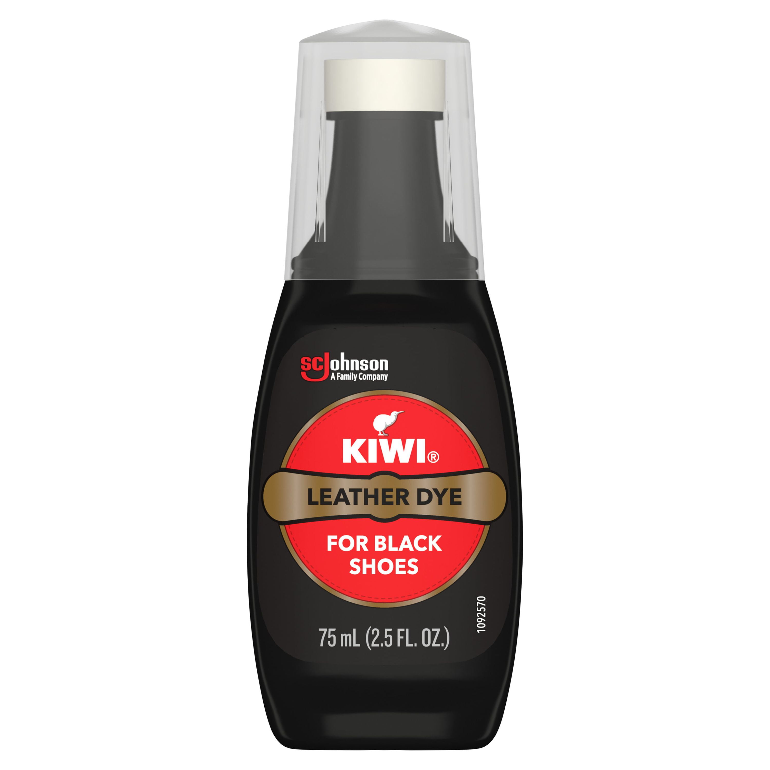 Dylon Black Shoe Dye 20ml Bottle with Pad,Brush and Instruction