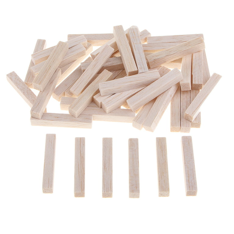 5/10/20Pcs Balsa Square Wooden Sticks DIY Toy Model Craft Handmade 30CM  Length