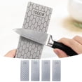 thumbnail image 2 of Diamond Sharpening Stone, Heavy Duty Sharpening Plate, Diamond Honing Stone Set, Knife Sharpener Stone, Sharpening Lapping Board, 400/600/1000/1200 Grit, 6x2.5 inch, 1 Pc,B, 2 of 7