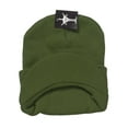 thumbnail image 2 of Cuff Beanie Visor Cap, Olive, 2 of 4
