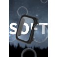 thumbnail image 2 of Case Compatible for Apple Watch Series 8 Series 7 45mm with Tempered Glass Screen Protector, Ultra-Thin Shockproof TPU Bumper Overall Protective Cover for iWatch S8 S7 (Black, 45mm), 2 of 5