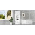 thumbnail image 3 of CHEERFUN Tall Bathroom Storage Cabinet, Corner Cabinet with Doors and Adjustable Shelf, White MDF, 3 of 11