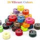 thumbnail image 4 of Carretes de Coser Koorito 36 piezas Colores Surtidos con Cinta Métrica, 4 of 5