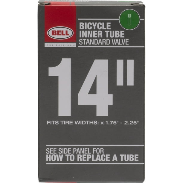 Bell Sports Standard Schrader Bicycle Inner Tube, 14 In. x 1.752.25 In