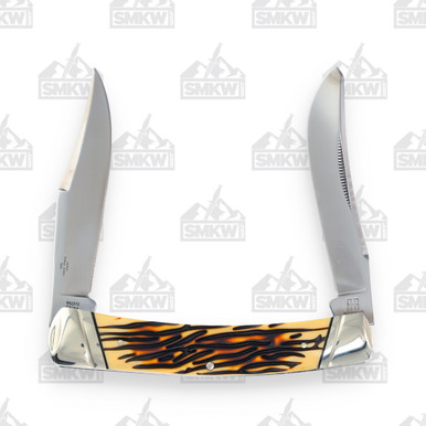 Rough Ryder Knives Rough Ryder Tuff Stag Large Moose Folding Knife RR2370