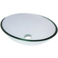 thumbnail image 1 of Novatto TIG-8012C OVALE OVALLE Récipient en Verre Trempé Transparent pour Lavabo de Salle de Bain, 1 of 5