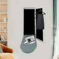 HVSDIMO Wall Mounted Ironing Board Foldable Hanging Ironing Board with Mirror Compact