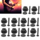 thumbnail image 3 of Cerradura Para Correa De Guitarra, 5 Juegos, Hebilla De aleación De Zinc Con Ajuste Seguro Para Ukelele Bajo Eléctrico Acústico, Accesorio Universal, 3 of 7