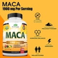 thumbnail image 3 of Suplemento NaturaLife Labs de raíz de maca orgánica 150 cápsulas, 3 of 5