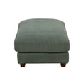 thumbnail image 2 of MAYEERTY Flocking Fabric Ottoman Footrest, Anti-Insect Solid Wood Frame, Green, 2 of 4