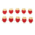 thumbnail image 2 of Parches Para Coser, Algodón, 10 Piezas, Lindas Papas Fritas, Parches Bordados Innovadores Para Pantalones, Bolsos, Faldas, 2 of 7