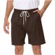 thumbnail image 1 of pstuiky Pantalones cortos casuales para hombre, Pantalones cortos de verano para hombre, informales y cómodos, con bolsillo y cintura elástica y cordón ajustable. Pantalones cortos cargo, 1 of 5