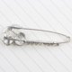 thumbnail image 5 of Broche de seguridad Zulema lujo imitación cereza plata gran broche de cristal de seguridad, 5 of 5