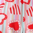 thumbnail image 5 of Fesfesfes Outfits For Toddler Girls Toddler Kids Baby Girls Fashion Cute Sweet Heart Print Jumpsuit Sling Romper Flare Pants 18-24 Months, 5 of 8