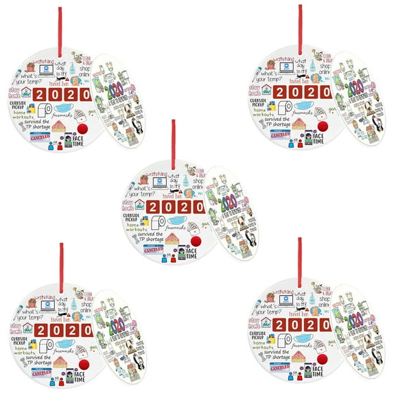 Dvkptbk Christmas Tree Ornaments Personalize Shaped Embellishments Hanging Ornaments for Christmas Decoration Christmas Ornaments on Clearance