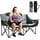 Double sunshade chair