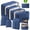 Navy Blue, variant on 9 Set Packing Cubes for Travel, Durable Luggage Organizer Set with Hanging Toiletry Bag & Shoe Bag, Perfect Gift for Women Mom, Vacation Essentials for Travel Accessories (Black)