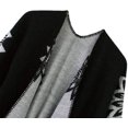 thumbnail image 3 of Poncho Cape Ouvert pour Femmes Air-Color Block, 3 of 4