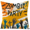 thumbnail image 1 of Jusqu'à 65 % de Réduction sur Housse de Coussin d'Halloween SMihono Imprimée en Lin pour Canapé, 1 of 1