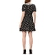 thumbnail image 3 of INSPIRE CHIC Vestidos de flores con cuello Peter Pan para mujer, XL, negro, 3 of 5