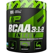 MusclePharm BCAA 3:1:2 Powder Energy, Blue Raspberry, 30 Servings