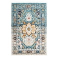 thumbnail image 3 of Unique Loom Madeline Vintage Collection Area Rug - Jackson (5' 3" x 8' Rectangle Teal/Ivory), 3 of 7