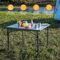 KingCamp Portable Camping Table Folding Table Aluminum Roll Up Foldable