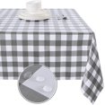 thumbnail image 1 of LAICAIW 100% Waterproof Vinyl Table Cloth, Oil-Proof Spill-Proof PVC Rectangle Tablecloth, Wipeable Plastic Table Cover for Outdoor, Picnic, Camping, 1 of 7