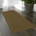thumbnail image 2 of Mainstays Dylan Solid Diamond Olefin Brown Indoor Runner Rug, 2'x6', 2 of 9