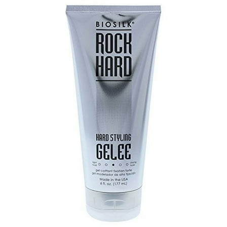 Biosilk Rock Hard Hair Styling Gelee, 6 oz