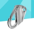thumbnail image 5 of Marine Grade Stainless Steel Spring Hook Snap Attach Rope Boat Sail Tug Ship Marine (Silver), 5 of 5