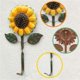 thumbnail image 2 of 2 ganchos de girasol de metal vintage para decoración de llaves para el hogar, oficina, baño, 11 Feliz Sencillez, 2 of 5
