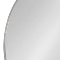thumbnail image 3 of Kate and Laurel Rollo Miroir Mural Rond Encadré, Argent Diamètre 28 Pouces, 3 of 7