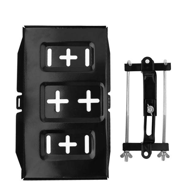 Battery Tray Hold Down,Universal Iron Car Battery Universal Battery Tray Hold Down Kit Exceptional Reliability