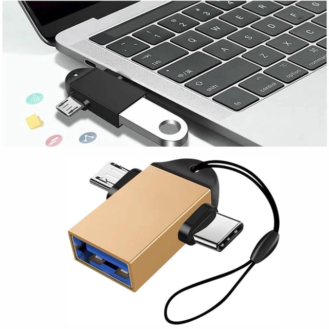 ERK 1pc Universal Android Phone Adapter Converter For Seamless Data Sync And Fast Charging Support
