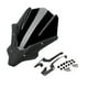 thumbnail image 5 of Cubierta de parabrisas de motocicleta Colamx Deflector de viento delantero negro, 5 of 8