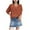 Orange, variant on Sweater for Women Hollow Out Long Sleeve Patchwork Ribbed Knitted Solid V Neck 2025 Fall Outfits
