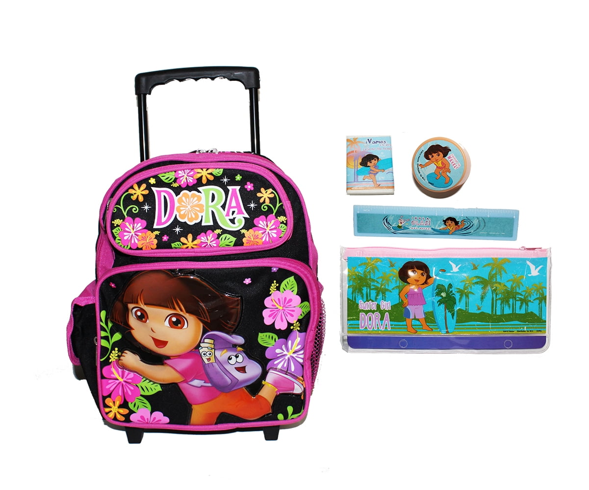 Mädchen Accessoires DORA THE EXPLORER ROLLING BACKPACK & LUNCH BOX SET