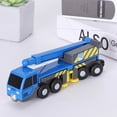 thumbnail image 5 of Adjustable Suspension Inertial Push Engineering Vehicle with Extendable Plastic Arm – Compatible with Wooden Railway Tracks, Durable Construction for 4-6 Years Old Kids, Educational Toy Enhancing, 5 of 5