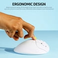thumbnail image 4 of TFixol Logitech ERGO M575 Wireless Trackball Mouse High Precision Wireless Office Mouse Ergonomic Mice Support Windows/Mac White, 4 of 8