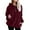 Wine, variant on UAMVSH Fuzzy Fleece Hoodie for Women Warm Sherpa Fluffy Long Sleeve Hooded Pullover 1/4 Zip up Shaggy Drawstring Sweatshirts Tops(XX-Large,Khaki 1)