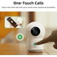 thumbnail image 6 of AOSU 2K Indoor Security Camera, Baby Monitor Pet Camera 360° View for Home Security, One-Touch Calls, Motion Tracking, Night Vision, 5 GHz Wi-Fi, Compatible with Alexa, 6 of 10
