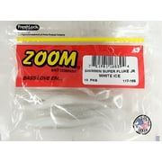 Zoom Swimmin Super Fluke Jr White Ice 10pk