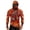 Red, variant on Men's Hooded Long Sleeve Sun Shirt, Bold Skull Art Print Relaxed Fit for Hunting Camping Holiday Outdoor Daily Wear,Blue (M)