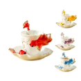 thumbnail image 1 of Fish Mugs Ceramic 6 oz, Stylish & Durable Coffee Cup, Red, 1 of 8