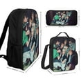 thumbnail image 2 of Stray Ki-ds 3Pcs Bookbag Sets Backpack with Lunch Bag And Pencil Case for Work Office Travel, 2 of 9
